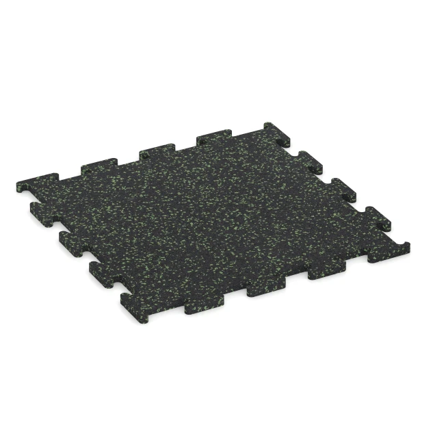 Aufsicht auf die Unterseite, also die Bodenseite von WARCO-Formteil 3771 - Fitness Performance Elite Trainingsboden im Format 50 x 50 x 1,5 cm | 0,25 m².