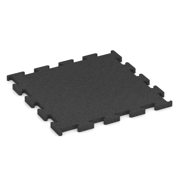 Aufsicht auf die Unterseite, also die Bodenseite von WARCO-Formteil 6168 - Fitness Performance Elite Trainingsboden im Format 50 x 50 x 2 cm | 0,25 m².
