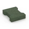 Aufsicht auf die Unterseite, also die Bodenseite von WARCO-Formteil 7070 - H-klinkers im Format 20 x 16,5 x 4,5 cm | 0,0278 m².