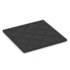 Aufsicht auf die Unterseite, also die Bodenseite von WARCO-Formteil 6290 - Fallschutzplatten im Format 50 x 50 x 3 cm | 0,25 m².
