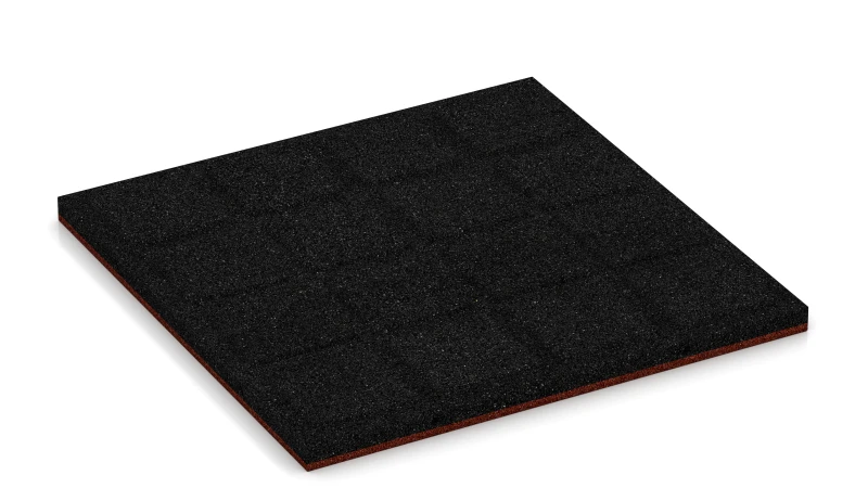 Auflagepads und Drainagekanäle