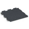 Aufsicht auf die Unterseite, also die Bodenseite von WARCO-Formteil 7055 - Terrassenplatte Linea im Format 50 x 50 x 3 cm | 0,25 m².