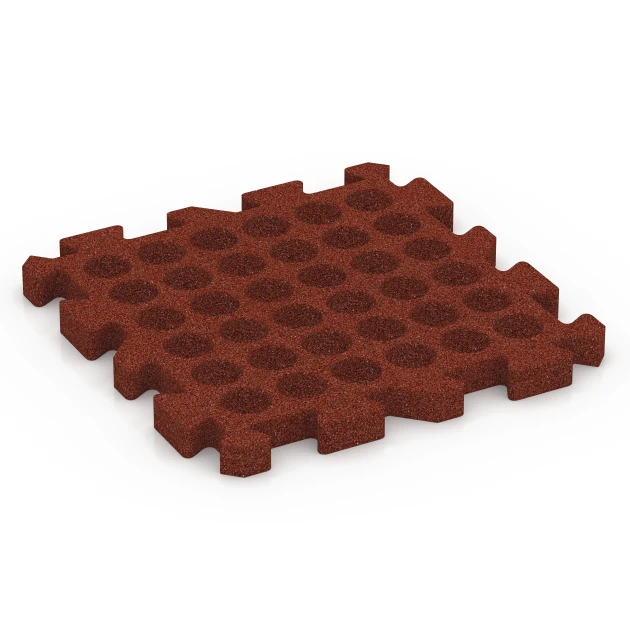Aufsicht auf die Unterseite, also die Bodenseite von WARCO-Formteil 6981 - Ballspielplatte im Format 50 x 50 x 4 cm | 0,25 m².