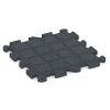 Aufsicht auf die Unterseite, also die Bodenseite von WARCO-Formteil 6993 - Ballspielplatte im Format 50 x 50 x 3 cm | 0,25 m².