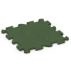 Aufsicht auf die Unterseite, also die Bodenseite von WARCO-Formteil 6985 - Fitness Bodenschutzmatte im Format 50 x 50 x 2 cm | 0,25 m².