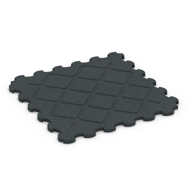 Aufsicht auf die Unterseite, also die Bodenseite von WARCO-Formteil 7084 - Rubber mat voor honden im Format 102,5 x 102,5 x 3 cm | 1,05 m².