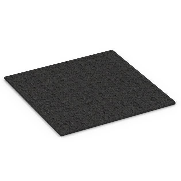 Aufsicht auf die Unterseite, also die Bodenseite von WARCO-Formteil 6379 - Stalmat im Format 100 x 100 x 3 cm | 1,00 m².