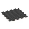 La vue du dessous ou de la face inférieure, c’est-à-dire la face inférieure de la pièce moulée WARCO 6800 - Sol agility pour chiens au format 44,6 x 44,6 x 1,8 cm.