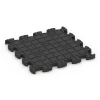 Aufsicht auf die Unterseite, also die Bodenseite von WARCO-Formteil 6880 - Fitness Max vloersysteem im Format 46 x 46 × 2,8 cm.