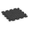 Aufsicht auf die Unterseite, also die Bodenseite von WARCO-Formteil 6883 - Fitness Max vloersysteem im Format 46 x 46 × 2,8 cm.