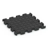 Aufsicht auf die Unterseite, also die Bodenseite von WARCO-Formteil 6884 - Fitness Max vloersysteem im Format 46 x 46 × 2,8 cm.