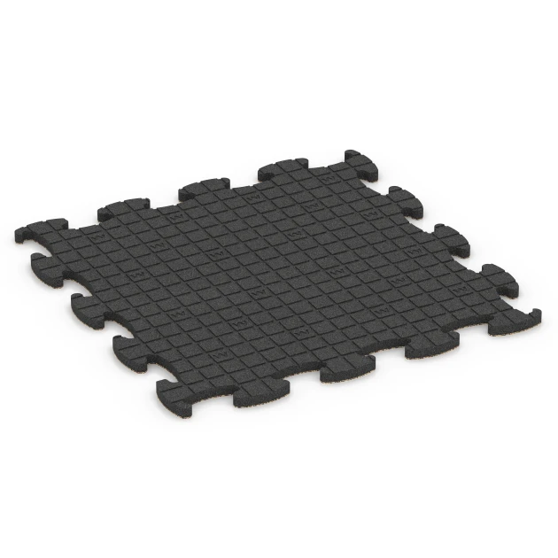 Aufsicht auf die Unterseite, also die Bodenseite von WARCO-Formteil 6853 - Fitness Active vloertegel im Format 98 x 98 x 2,8 cm.