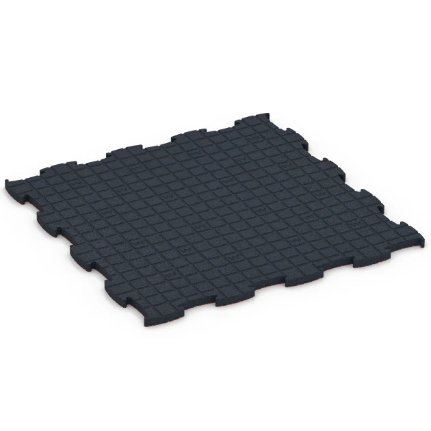 Aufsicht auf die Unterseite, also die Bodenseite von WARCO-Formteil 6890 - Fitness Max Floor System im Format 97,1 x 97,1 x 2,8 cm.