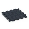 Aufsicht auf die Unterseite, also die Bodenseite von WARCO-Formteil 6964 - Fitness Premium studiovloer im Format 28,9 x 28,9 x 1,8 cm.