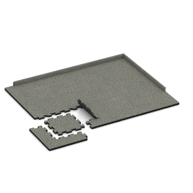 Typische Verlegung oder Einbausituation für den Artikel 5900 von WARCO - Event-Klickfliese Outdoor, Farbton Grauer Granit in der Abmessung 50 x 50 x 4 cm | 0,25 m².