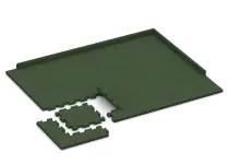 Valtegel met puzzelverbinding