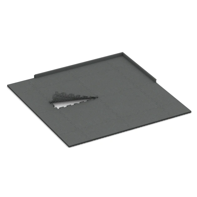 Typische Verlegung oder Einbausituation für den Artikel 6081 von WARCO - Event kliktegel voor buiten, Farbton Leisteengrijs in der Abmessung 100 x 100 x 4 cm | 1,00 m².