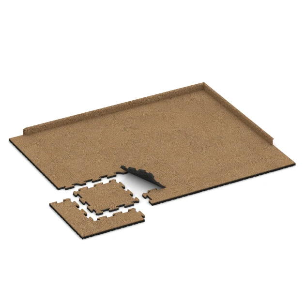 Typische Verlegung oder Einbausituation für den Artikel 2682 von WARCO - Hunde-Bodenplatte, Farbton Rattan Lounge in der Abmessung 50 x 50 x 3 cm | 0,25 m².