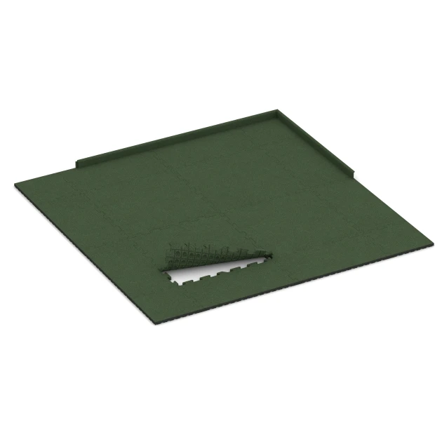 Typische Verlegung oder Einbausituation für den Artikel 3326 von WARCO - Speelplaats vloeren, Farbton Grasgroen in der Abmessung 100 x 100 x 3 cm | 1,00 m².