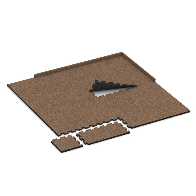 Typische Verlegung oder Einbausituation für den Artikel 5103 von WARCO - Randtegel, Farbton Schors & Bast in der Abmessung 1000 x 485 x 40 mm.