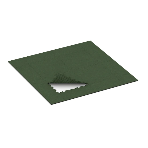 Typische Verlegung oder Einbausituation für den Artikel 4245 von WARCO - Sportvloerplaat 1,8 cm, Farbton Grasgroen in der Abmessung 100 x 100 x 1,8 cm | 1,00 m².