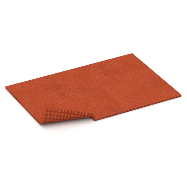 Typische Verlegung oder Einbausituation für den Artikel 3641 von WARCO - Stallmatte HD, Farbton Ziegelrot in der Abmessung 100 x 100 x 4 cm.