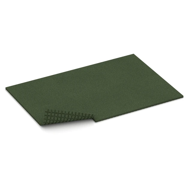 Typische Verlegung oder Einbausituation für den Artikel 3642 von WARCO - Stalmat HD, Farbton Grasgroen in der Abmessung 100 x 100 x 4 cm.