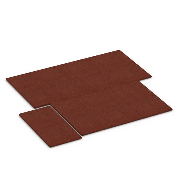Typische Verlegung oder Einbausituation für den Artikel 6645 von WARCO - , Farbton Baksteenrood in der Abmessung 100 x 50 x 3 cm.