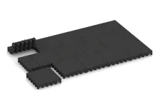 Rubber speelplaatstegel 10 cm - EN 1177 ≤ 300 cm