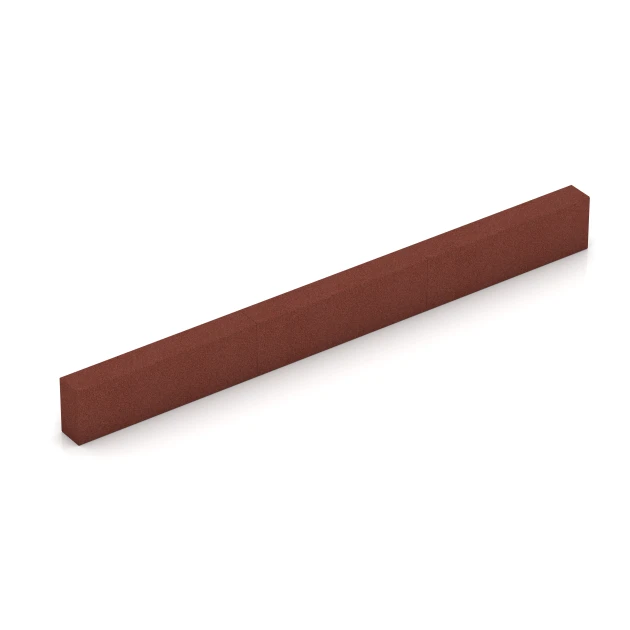 Typische Verlegung oder Einbausituation für den Artikel 7029 von WARCO - Rubberen bloktrede van rubbergranulaat, Farbton Baksteenrood in der Abmessung 100 x 30 x 15 cm.