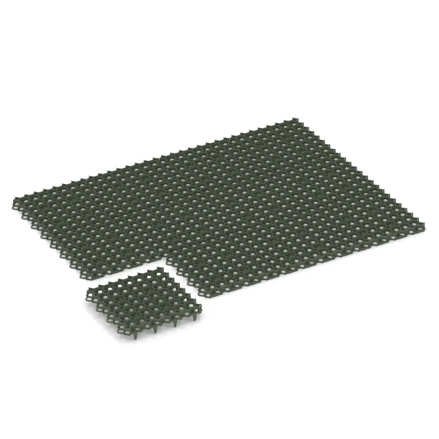 Typische Verlegung oder Einbausituation für den Artikel 3634 von WARCO - Kunststof grindplaat, Farbton Matgroen in der Abmessung 47,6 × 47,6 × 4 cm | 0,226 m².