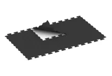 Dalle en caoutchouc – double T / H