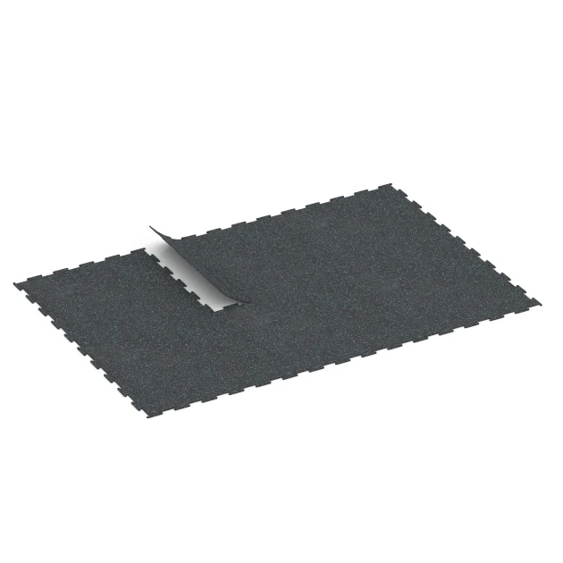 Typische Verlegung oder Einbausituation für den Artikel 6451 von WARCO - Fitnessboden Kompakt, Farbton Leicht Blau Gesprenkelt in der Abmessung 100 × 100 × 0,8 cm.