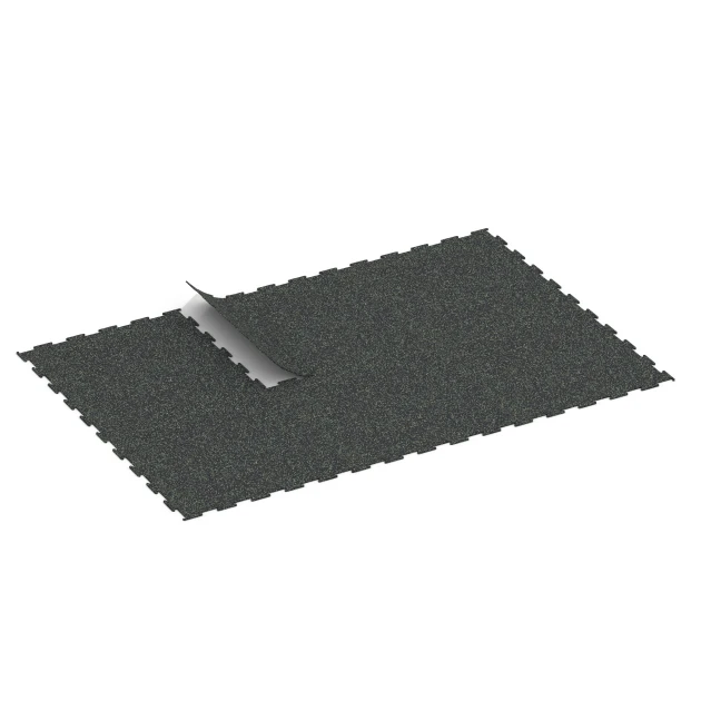 Typische Verlegung oder Einbausituation für den Artikel 6453 von WARCO - Fitnessboden Kompakt, Farbton Leicht Grün Gesprenkelt in der Abmessung 100 × 100 × 0,8 cm.
