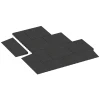 Typische Verlegung oder Einbausituation für den Artikel 2508 von WARCO - Übergangsrampe 75 cm, Farbton Anthrazit in der Abmessung 75 x 30 cm | 8 < 50 mm.