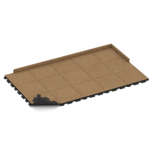 La situation d'installation typique du produit 1286 de WARCO - Dalle de terrasse Classic, en couleur Maroc dans les dimensions 500 x 500 x 40 mm.