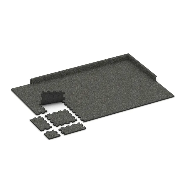 Typische Verlegung oder Einbausituation für den Artikel 3848 von WARCO - Zwembadrandtegel zonder voegen, Farbton Donkergrijs Graniet in der Abmessung 306 x 306 x 20 mm.