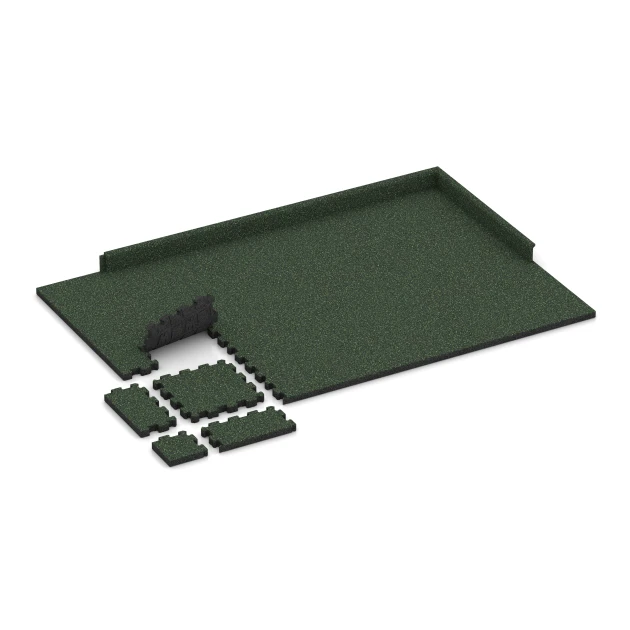 Typische Verlegung oder Einbausituation für den Artikel 5228 von WARCO - Poolfliese Fugenlos, Farbton Englischer Rasen in der Abmessung 30,6 x 30,6 x 3 cm | 0,094 m².