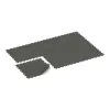 Typische Verlegung oder Einbausituation für den Artikel 1019 von WARCO - Fitnessvloer Compact, Farbton Donkergrijs Graniet in der Abmessung 970 x 970 x 8 mm.