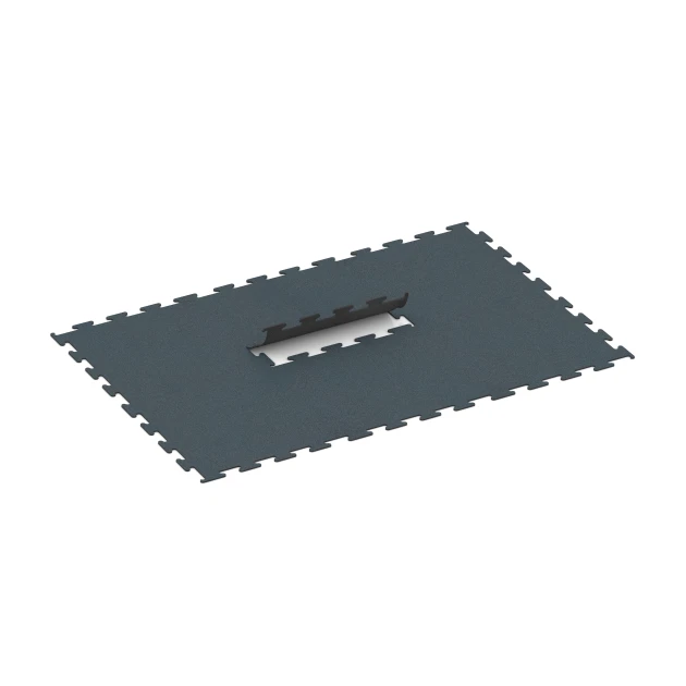 Typische Verlegung oder Einbausituation für den Artikel 6157 von WARCO - Fitness Performance Elite Trainingsvloer, Farbton Varengroen in der Abmessung 100 x 100 x 1 cm | 1,00 m².