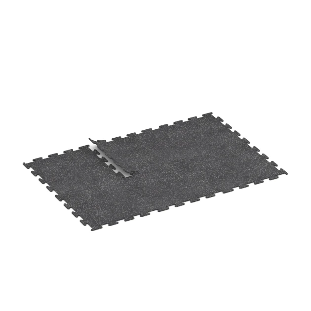 Typische Verlegung oder Einbausituation für den Artikel 3777 von WARCO - Fitness Performance Elite Trainingsvloer, Farbton Licht Grijs Gespeckeld in der Abmessung 100 x 100 x 1,5 cm | 1,00 m².