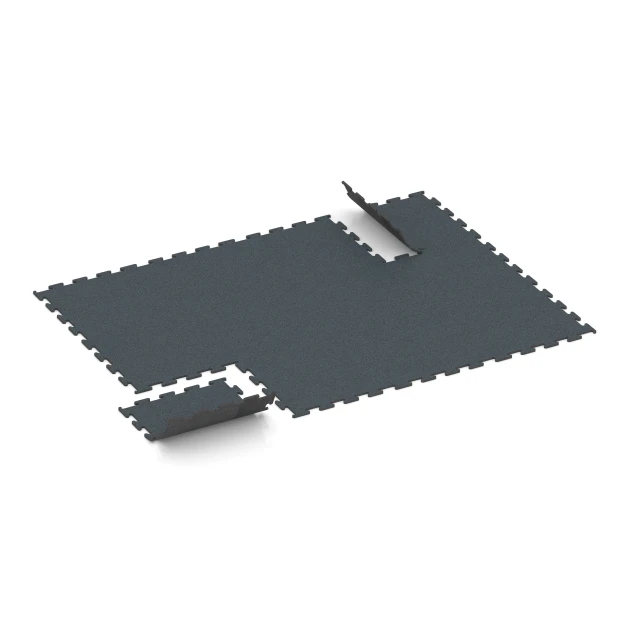 Typische Verlegung oder Einbausituation für den Artikel 6163 von WARCO - Fitness Performance Elite Trainingsvloer, Farbton Varengroen in der Abmessung 50 x 50 x 1 cm | 0,25 m².
