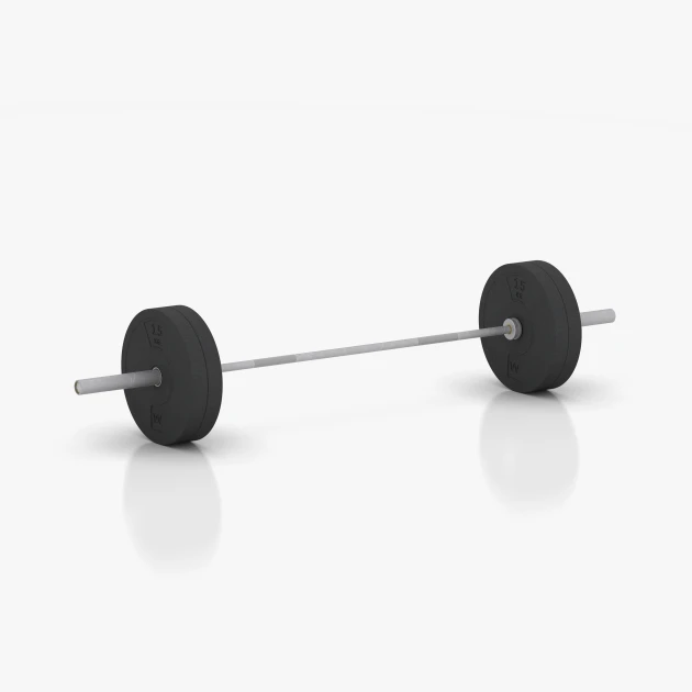 Typische Verlegung oder Einbausituation für den Artikel 6088 von WARCO - Bumper Plate Slim, Farbton Anthrazit in der Abmessung 15 kg | ø 45,4 x 5,85 cm.