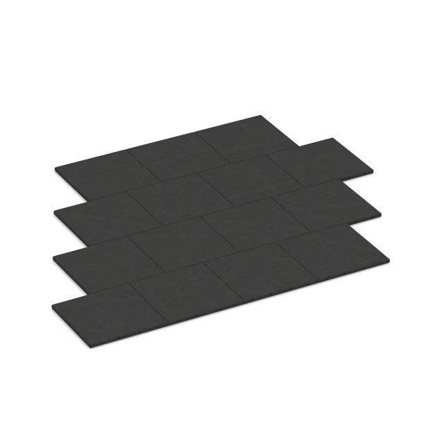 La situation d'installation typique du produit 6127 de WARCO - Dalle amortissante 95 cm, en couleur Anthracite dans les dimensions 50 x 50 x 3 cm | 0,25 m².