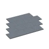 Typische Verlegung oder Einbausituation für den Artikel 6290 von WARCO - Fallschutzplatten, Farbton Graphitgrau in der Abmessung 50 x 50 x 3 cm | 0,25 m².