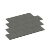 Typische Verlegung oder Einbausituation für den Artikel 6413 von WARCO - Rubberen speelplaatstegel – 90 cm, Farbton Donkergrijs graniet in der Abmessung 50 x 50 x 3 cm | 0,25 m².