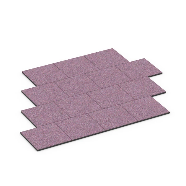 Typische Verlegung oder Einbausituation für den Artikel 6418 von WARCO - Rubberen speelplaatstegel – 90 cm, Farbton Lavendel in der Abmessung 50 x 50 x 3 cm | 0,25 m².