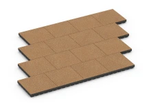 Valdempende EPDM-tegel – 210 cm