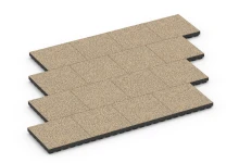 Valdempende EPDM-tegel – 210 cm