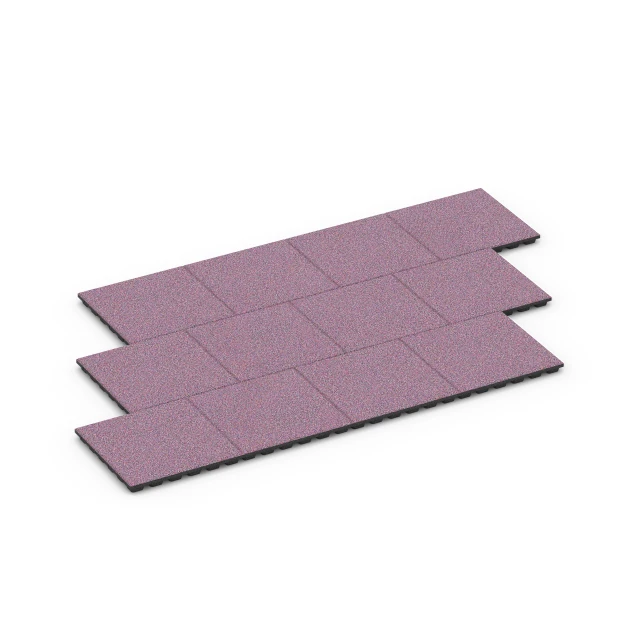 Typische Verlegung oder Einbausituation für den Artikel 6436 von WARCO - Fallschutzplatte – 160 cm, Farbton Lavendel in der Abmessung 50 x 50 x 4,8 cm.